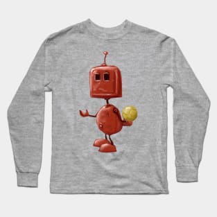 Little Red Robot Long Sleeve T-Shirt